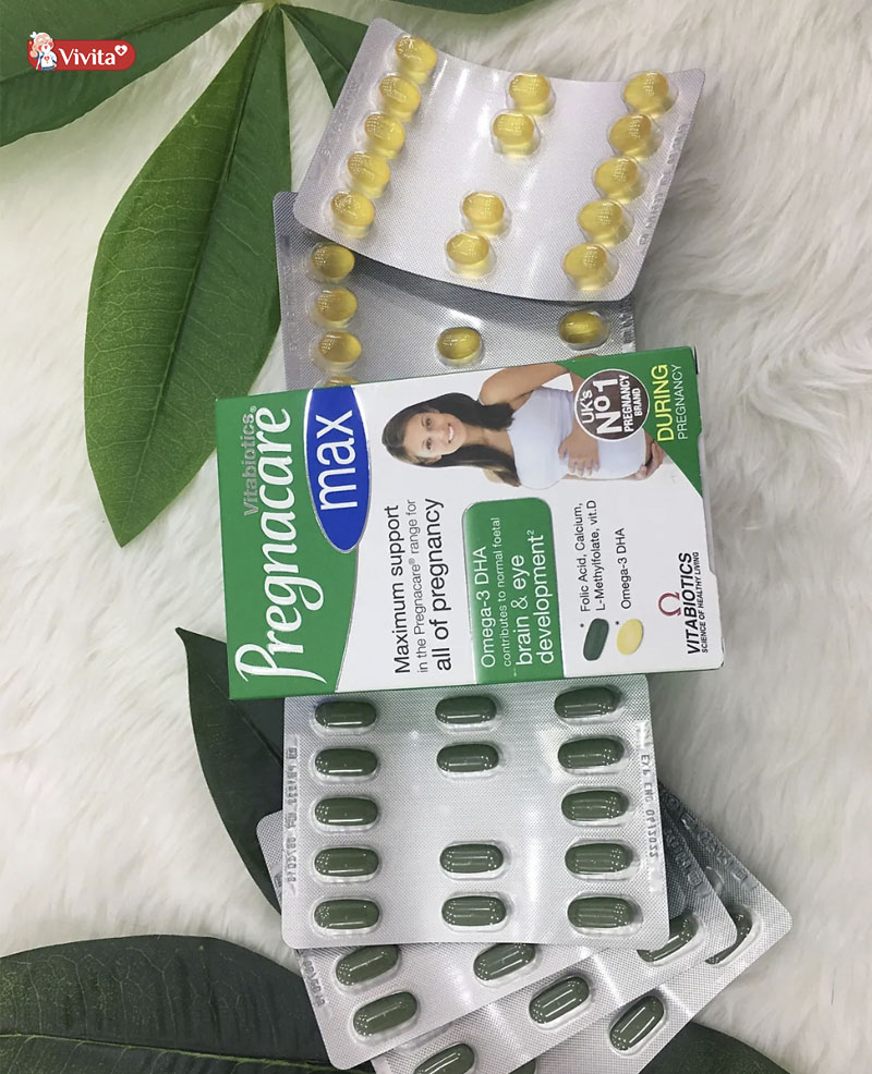 Vitamin tổng hợp cho bà bầu của Anh Pregnacare Max