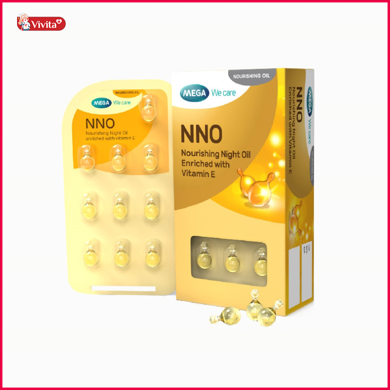 Viên Vitamin E bôi mặt NNO