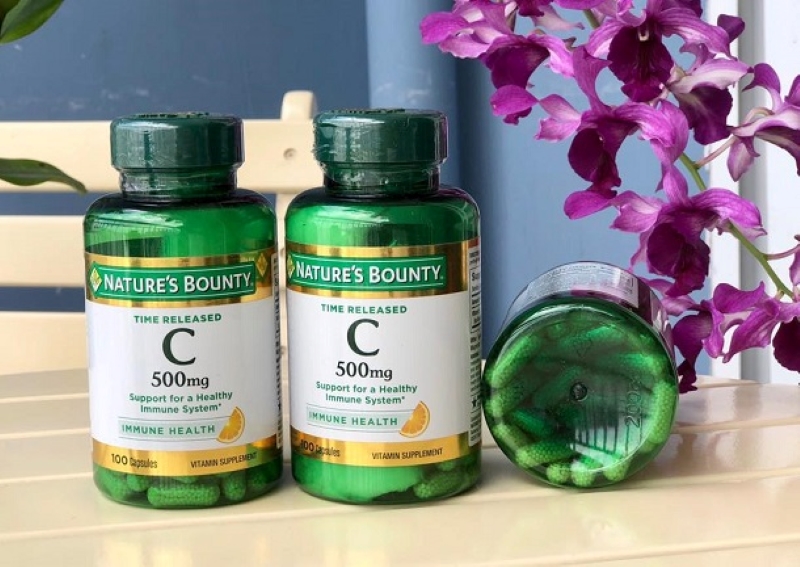 Vitamin C Mỹ Nature's Bounty Immune Health