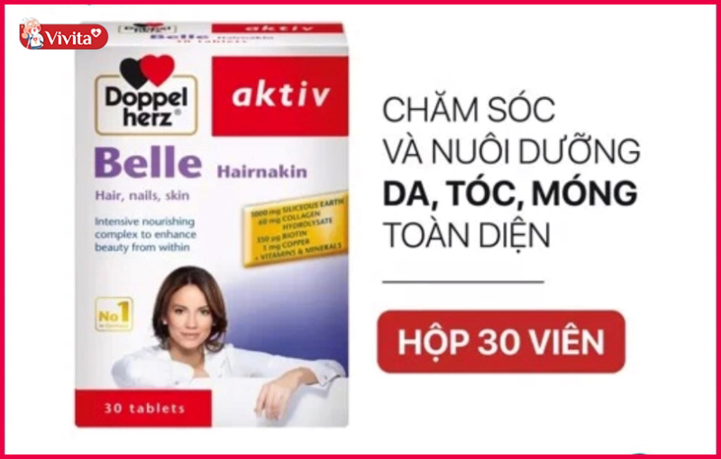 Vitamin tổng hợp chống rụng tóc Doppelherz Belle Hairnakin