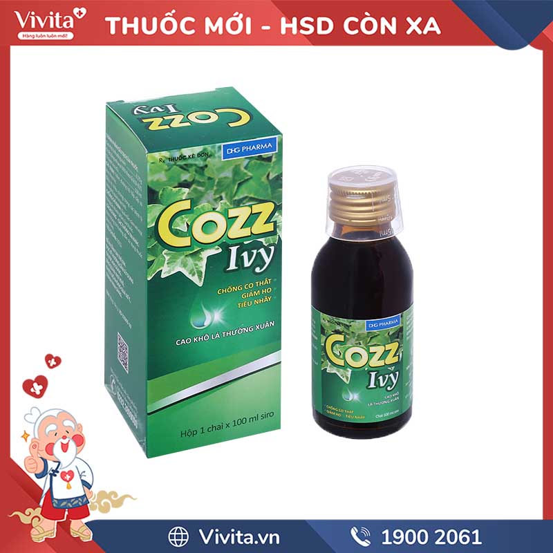 Cách lưu trữ và bảo quản thuốc ho Cozz Ivy như thế nào?
