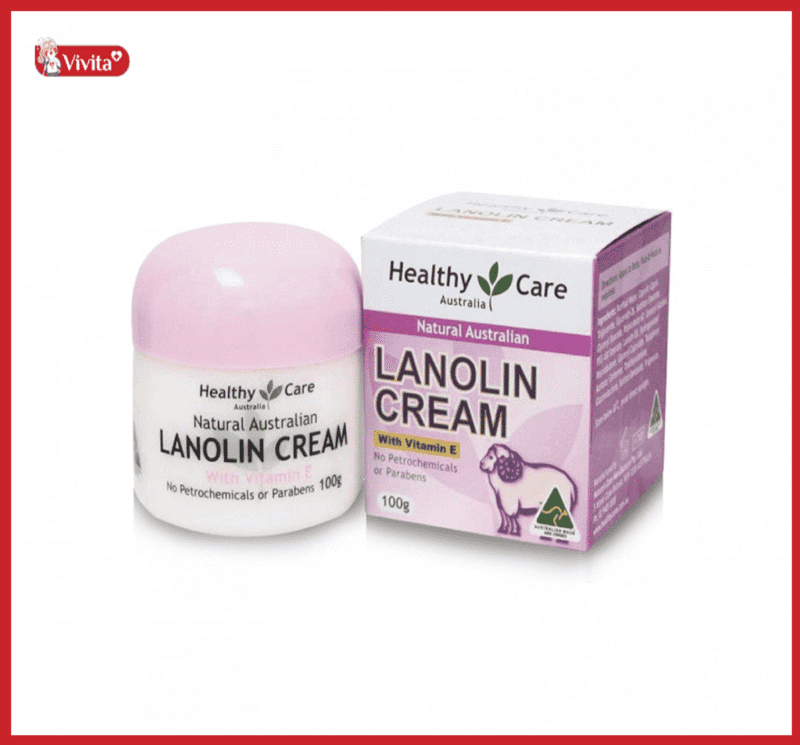 Kem Vitamin E Dưỡng Trắng Da Healthy Care Lanolin Cream With Vitamin E