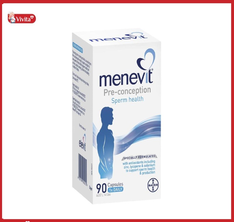 Menevit Úc giúp tăng chất lượng tinh trùng