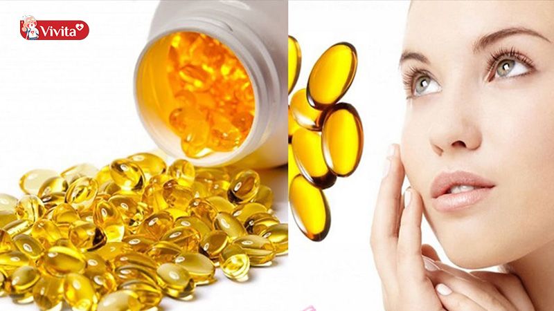 uống vitamin e trước khi ngủ làm đẹp da