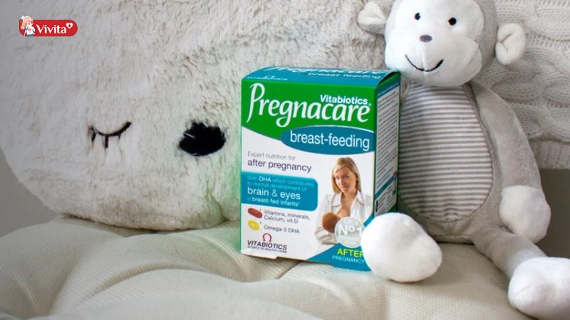 Viên uống lợi sữa Pregnacare Breastfeeding của Anh