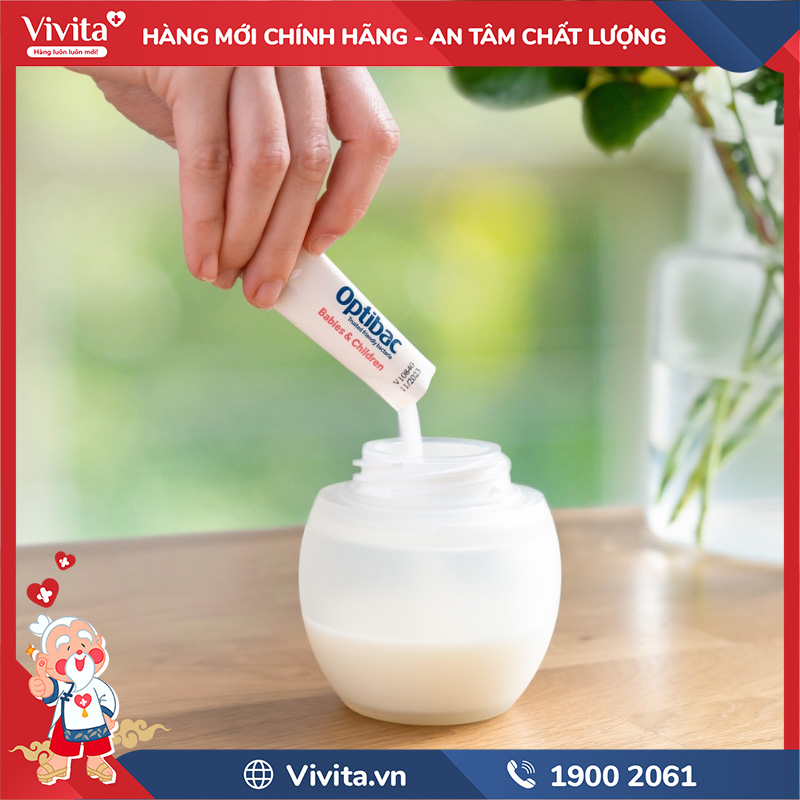 cách sử dụng optibac babies & children