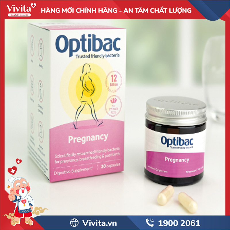 giới thiệu men vi sinh optibac for pregnancy