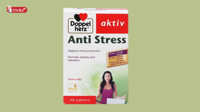 Doppelherz Aktiv Anti Stress Của Đức Giảm Stress Bổ Não | Hộp 30 Viên