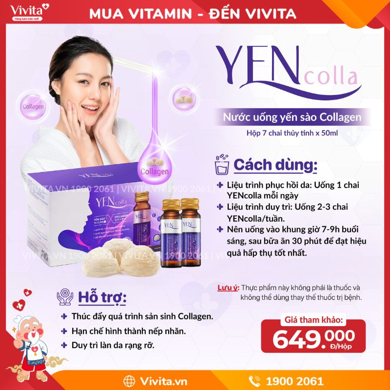 nuoc uong Collagen Yencolla tot hang moi nhat