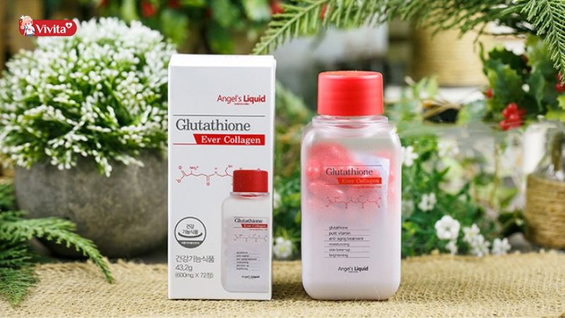 Viên uống trắng da Glutathione Ever Collagen Hàn Quốc