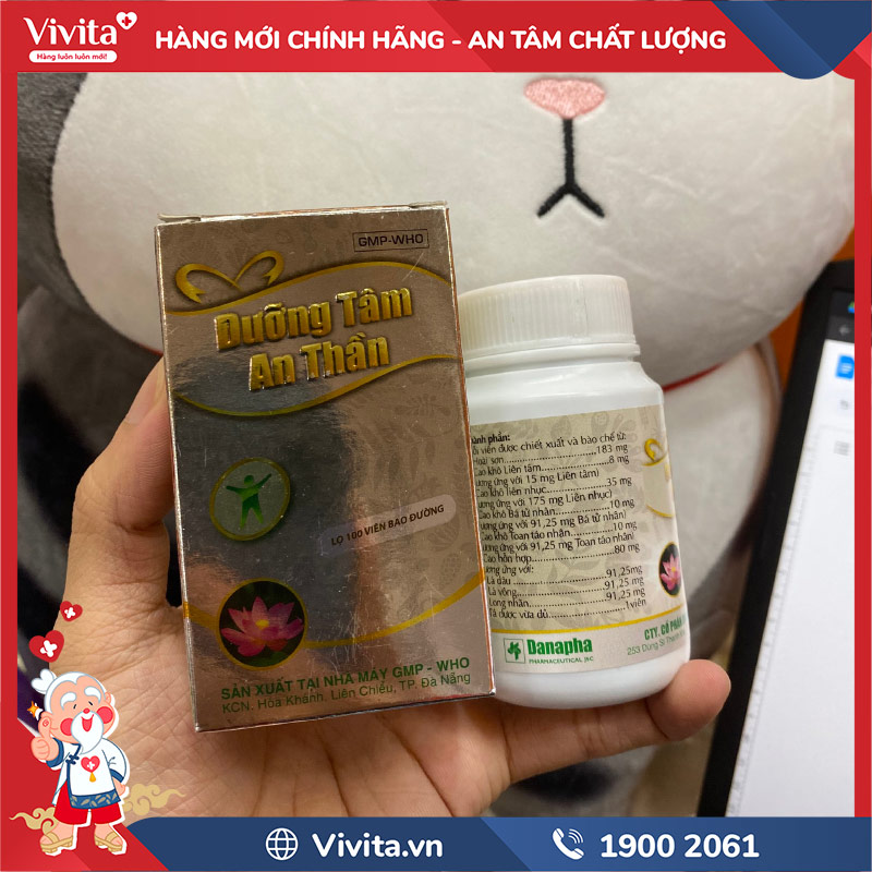 thành phần dưỡng tâm an thần danapha