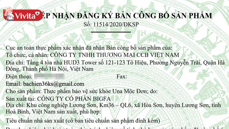 una mộc đơn có giấy tờ kiểm định rõ ràng