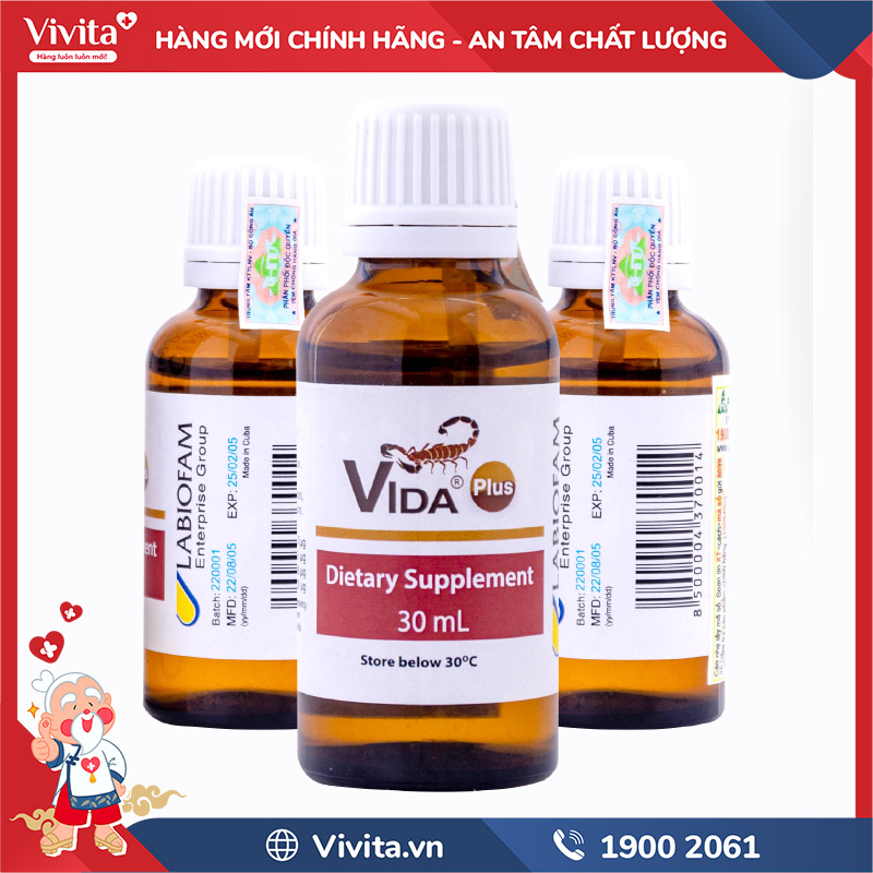 vida plus chính hãng