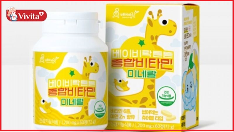 Kẹo vitamin tổng hợp hàn quốc cho bé BabyRak