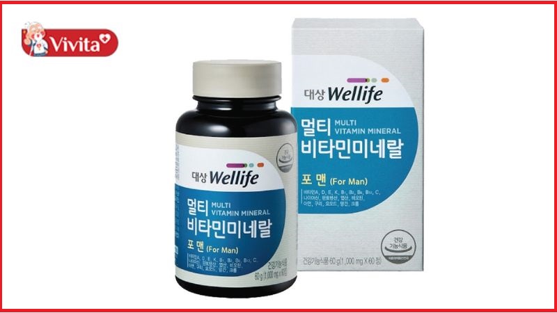 Tăng cường sức khoẻ cho nam giới với viên uống Daesang Wellife