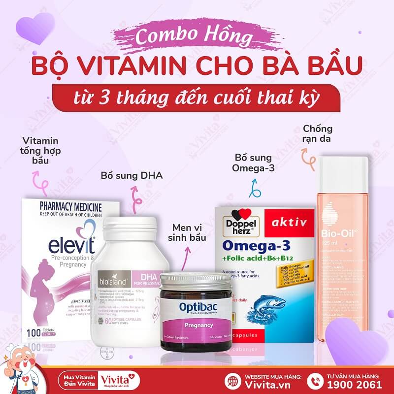 Lượng vitamin cần cho bà bầu