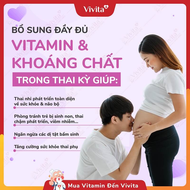 Vitamin & Khoáng Chất Bà Bầu Cần Bổ Sung