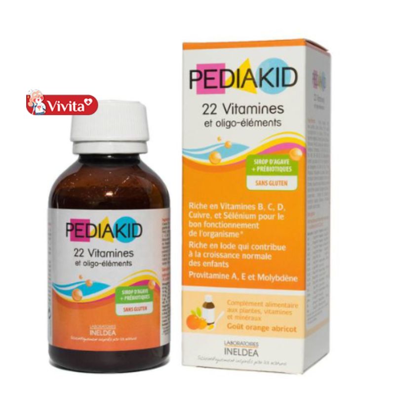 Pediakid 22 vitamin và khoáng chất cho bé từ 6 tháng tuổi