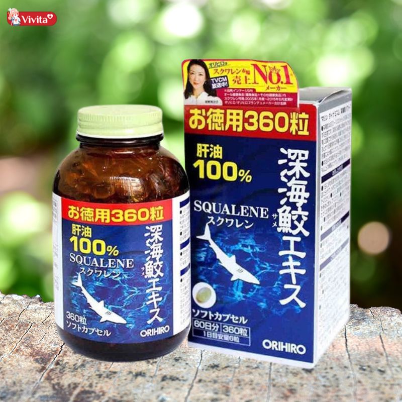 Viên uống dầu gan cá mập Squalene Orihiro