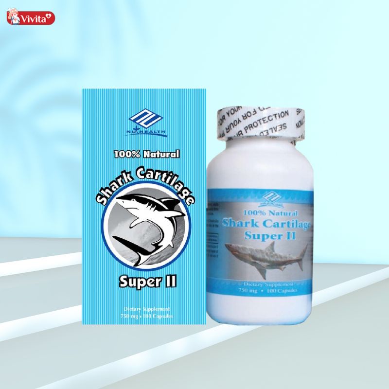 Viên uống sụn vi cá mập Shark Cartilage Super II Nu Health