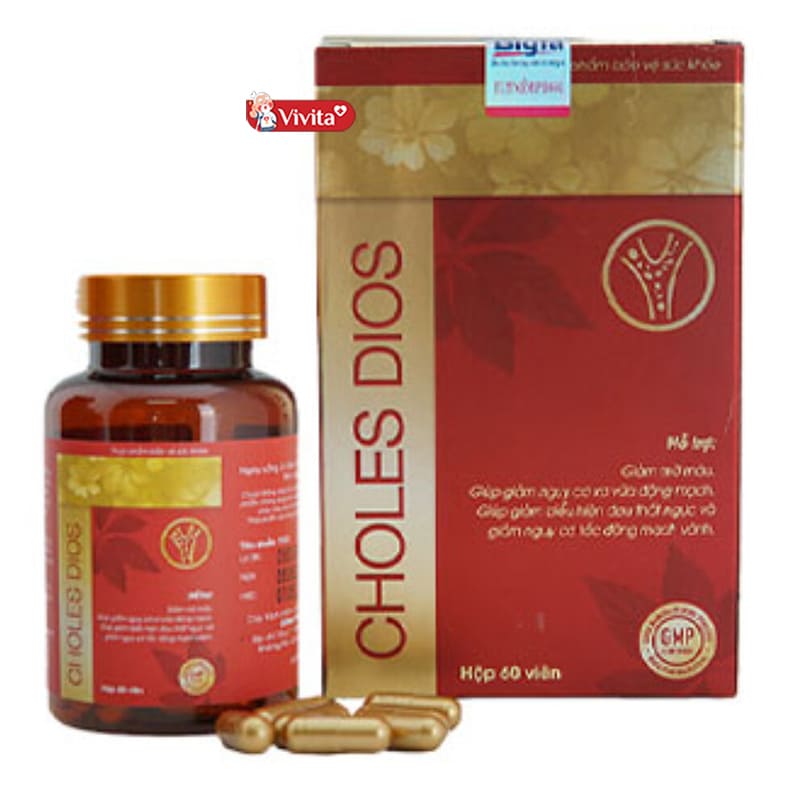 Viên uống hạ cholesterol Choles Dios 