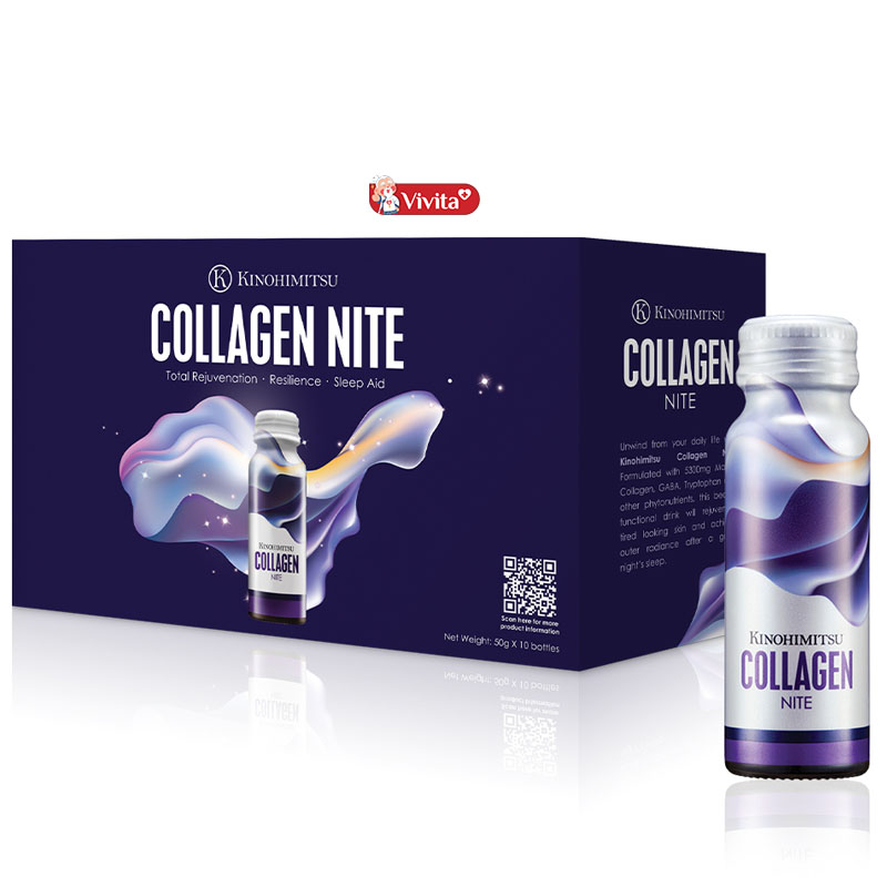 Sản phẩm nước uống Collagen Kinohimitsu Diamond Nite Drink