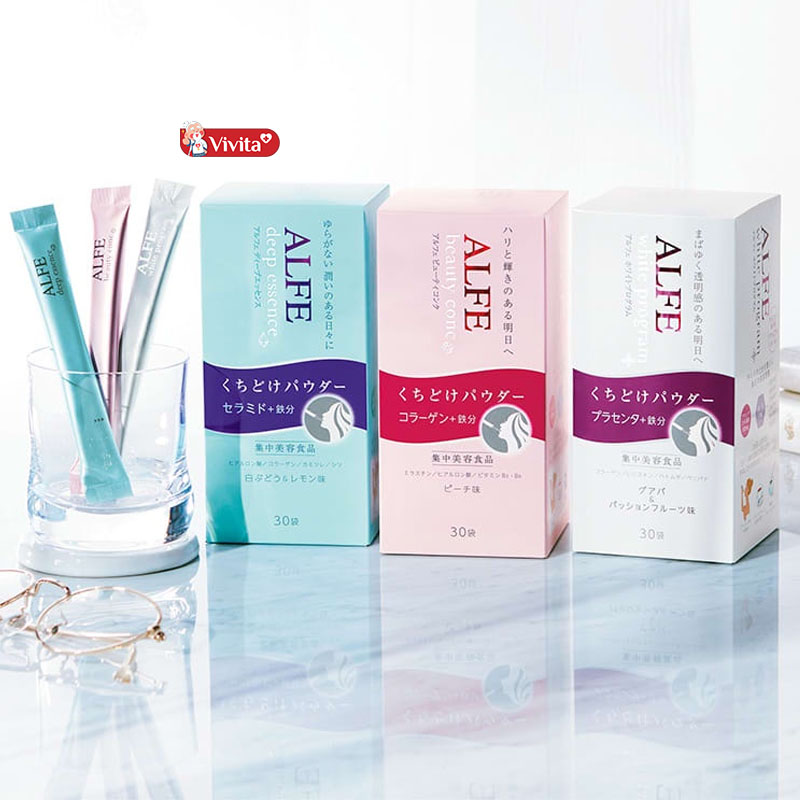 Bột collagen tốt nhất Alfe Taisho giúp dưỡng trắng da hiệu quả