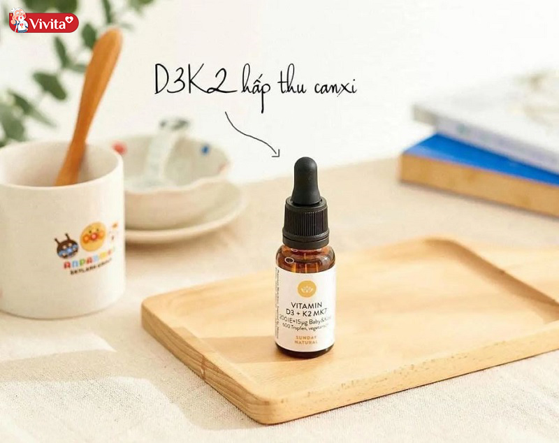 Các mẹ có thể đến mua Vitamin D3 K2 MK7 Sunday trực tiếp hoặc online tại nhà thuốc Vivita