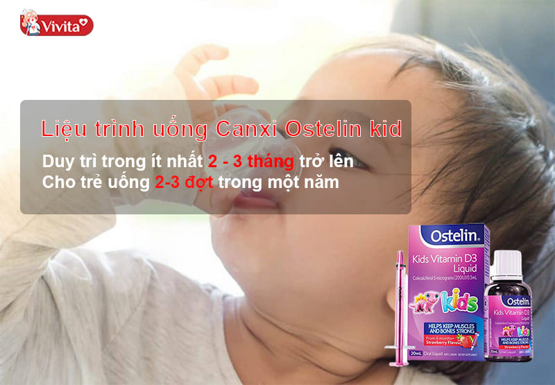 Liệu trình uống Canxi Ostelin