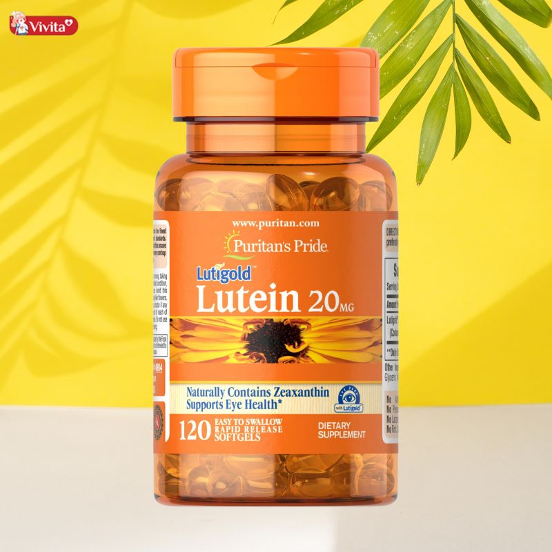 Viên uống Puritan’s Pride Lutein 20mg của Mỹ