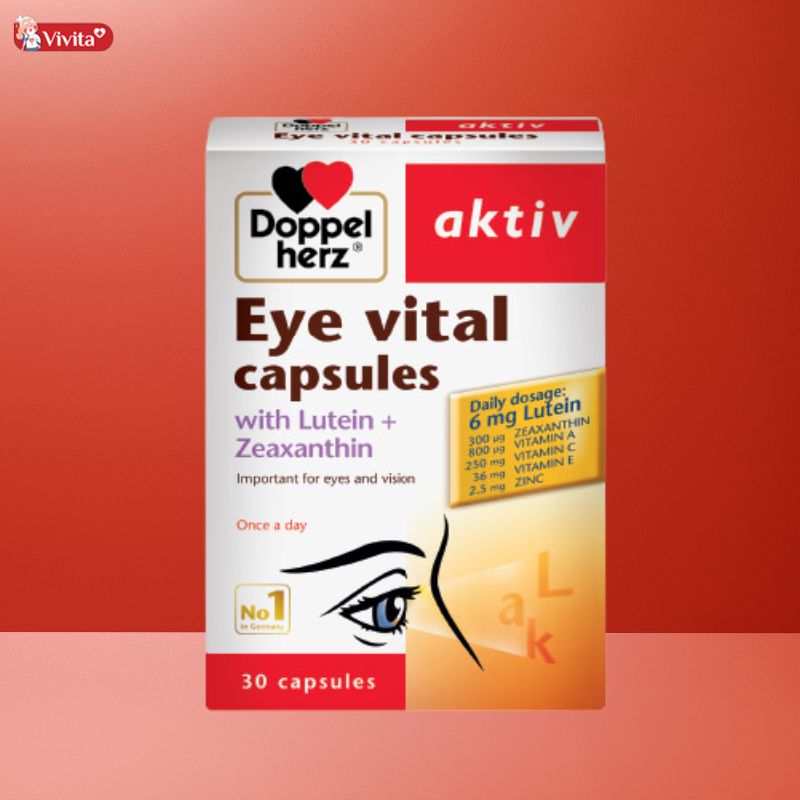 Viên uống bổ mắt Doppelherz Aktiv Eye Vital của Đức