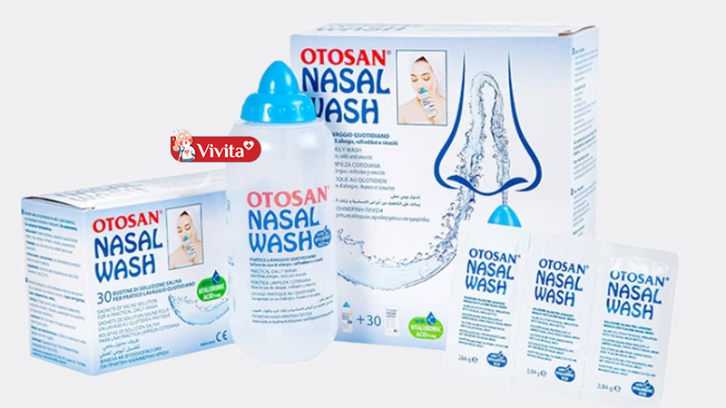 bộ rửa mũi review otosan nasal wash 