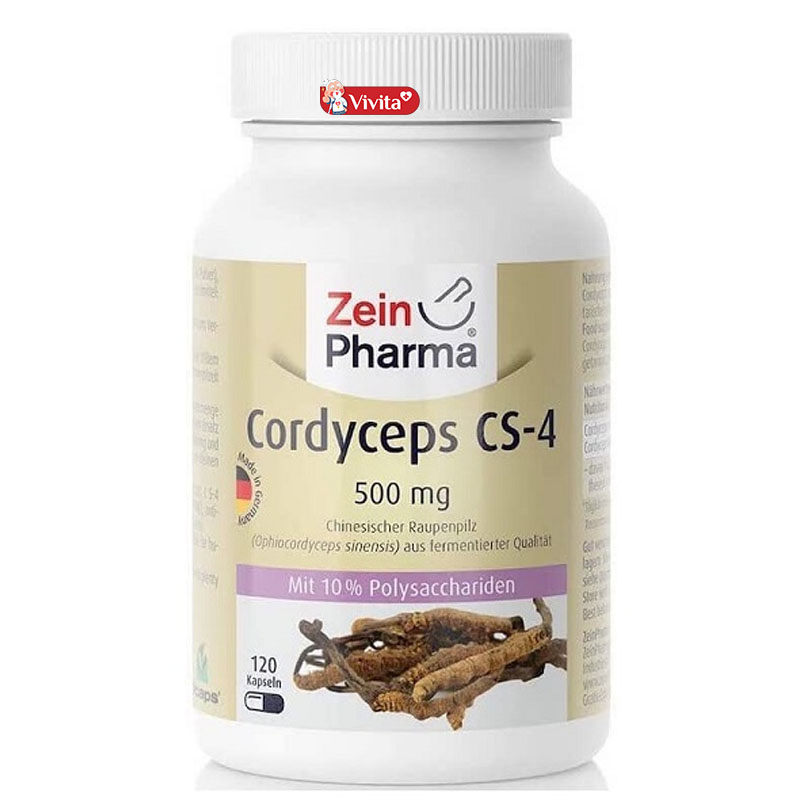 Viên uống đông trùng hạ thảo của Đức Zeinpharma Cordyceps CS-4 500 mg 