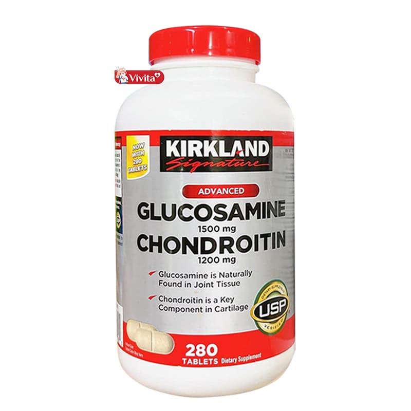 Glucosamine Chondroitin Sulfate Kirkland 280 viên Mỹ