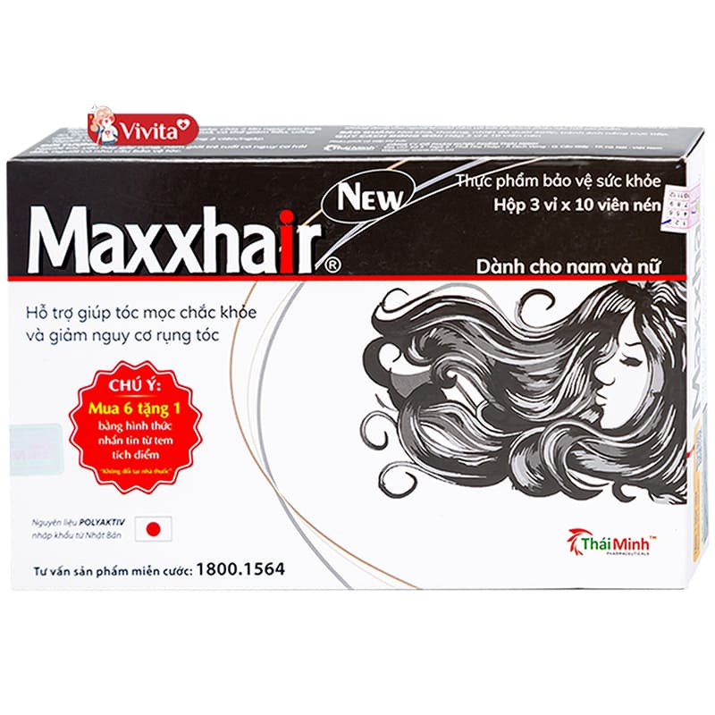 Viên uống hỗ trợ trị rụng tóc maxxhair