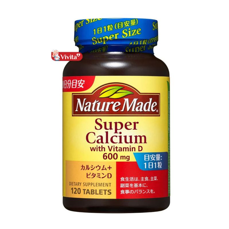 Nature Made Super Calcium bổ sung canxi và Vitamin D