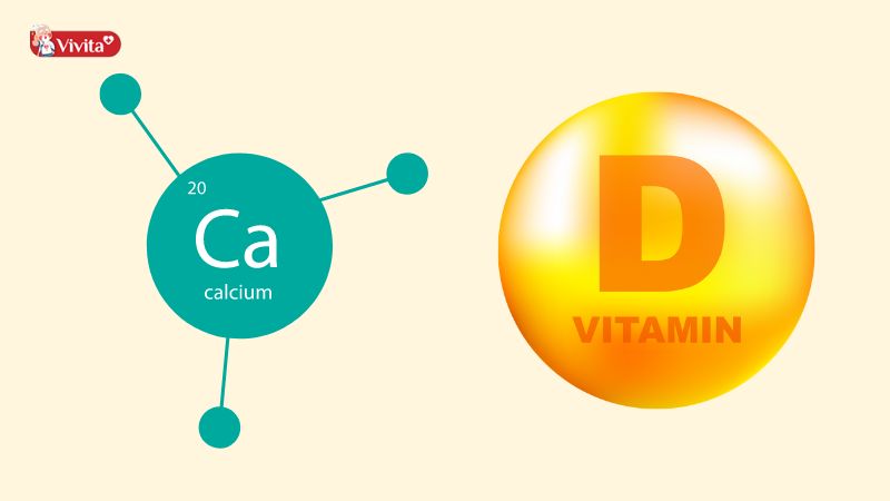 Thành phần sản phẩm cần có canxi và vitamin D