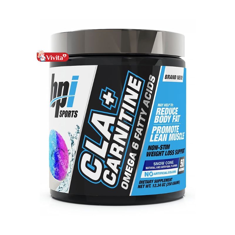 BPI Sport CLA + Carnitine giảm mỡ bụng không chất kích thích