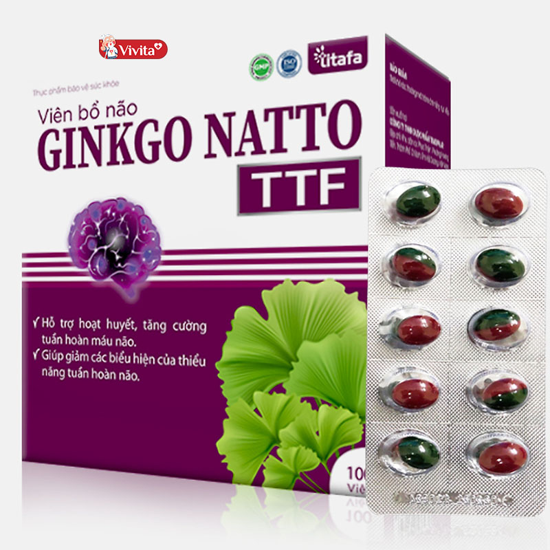 Viên uống não GINKGO NATTO Titafa