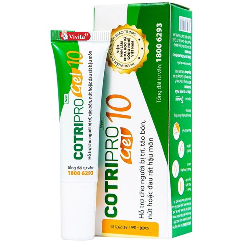 Thuốc bôi trĩ an toàn cho bà bầu COTRIPRO GEL