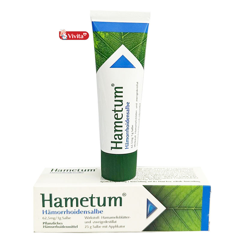 Thuốc mỡ bôi trĩ của Đức Hametum Hämorrhoidensalbe