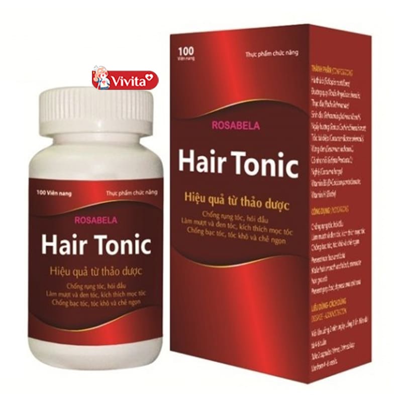 Viên uống Hair Tonic Hadiphar kích thích mọc tóc