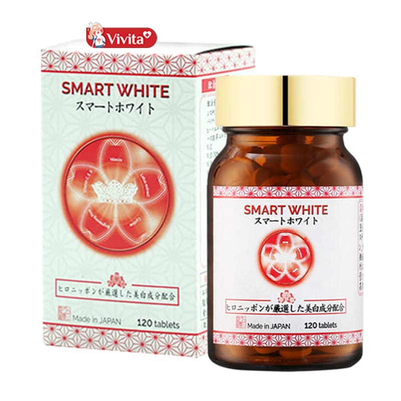 Viên Uống Hỗ Trợ Trắng Da Smart White Nhật Bản