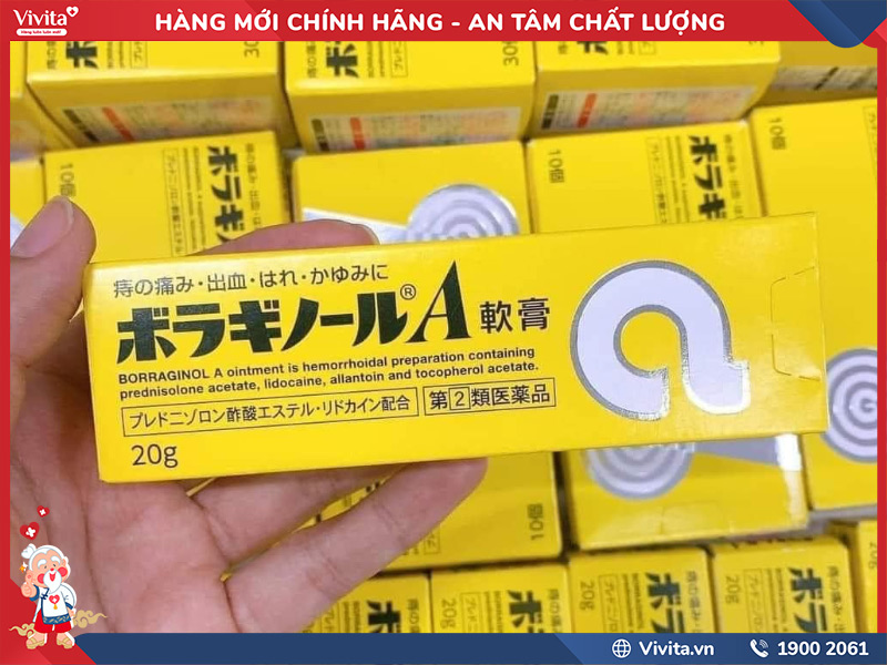 kem bôi trĩ chữ a nhật bản chính hãng