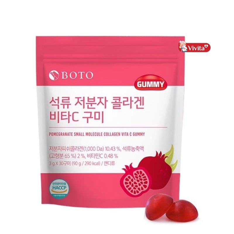 Kẹo Collagen Lựu Boto