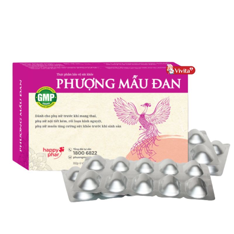 Sản phẩm thuốc bổ trứng dày niêm mạc Phượng Mẫu Đan.