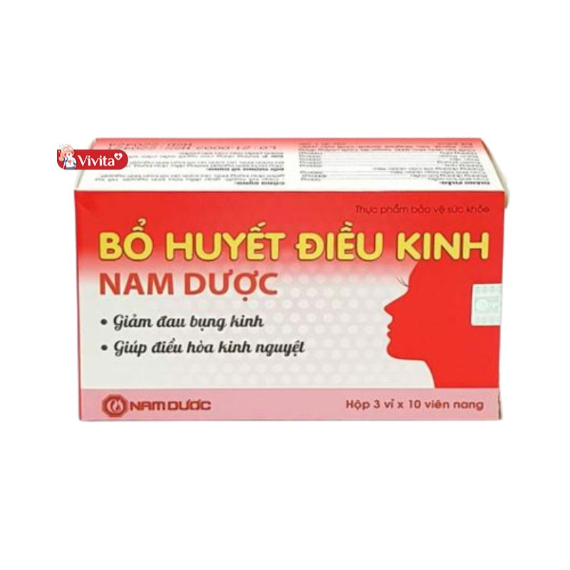 Sản phẩm bổ huyết điều kinh Nam Dược cho nữ giới.