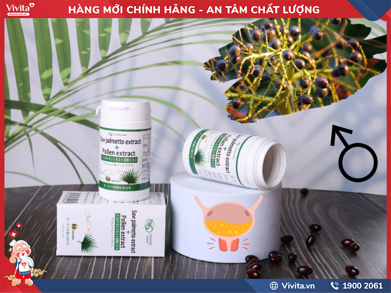 giới thiệu saw palmetto plus nhật bản