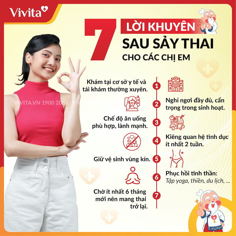 7 loi khuyen sau khi say thai