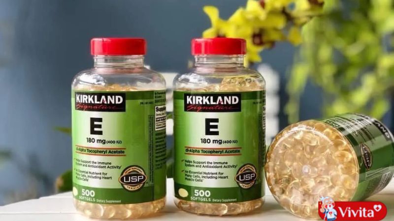 Cách làm mặt nạ từ viên Vitamin E Kirkland 400 IU 